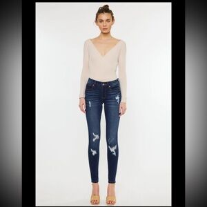 KanCan Saskia Mid Rise Super Skinny Jeans